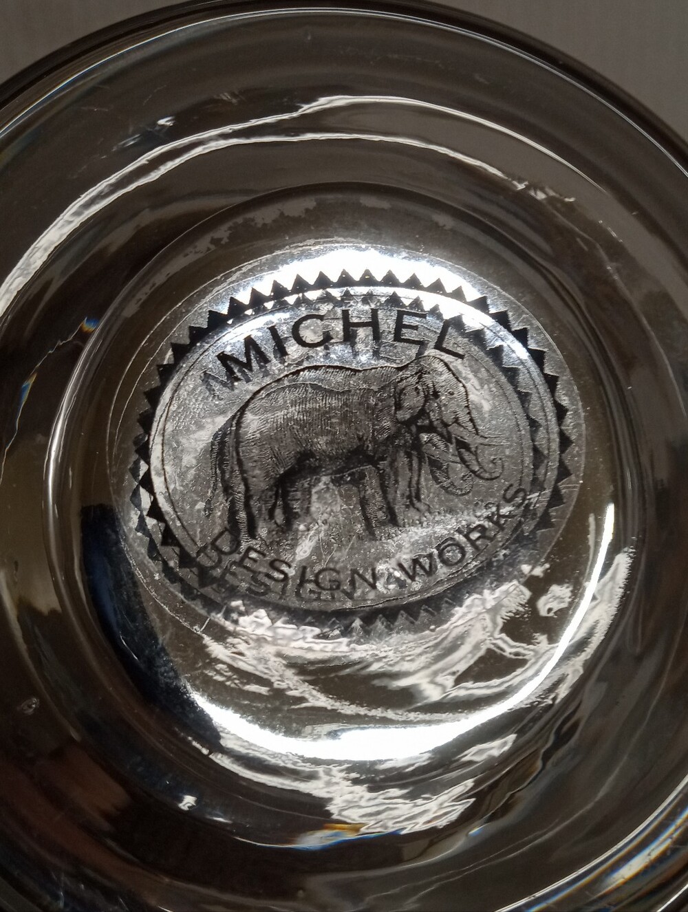 Artisan Nutcracker Suit Hurricane Glass Vase Michael Design Works Rare HTF - Picture 6 of 8